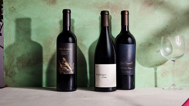 Viña Cobos 2018 Chañares Estate Malbec, Keplinger 2019 Sumō, La Jota Vineyard Co. 2011 W. S. Keyes Vineyard