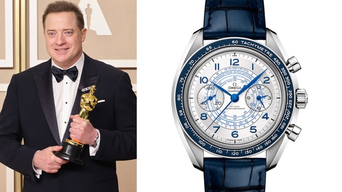 Brendan Fraser – Omega Speedmaster Chronoscope