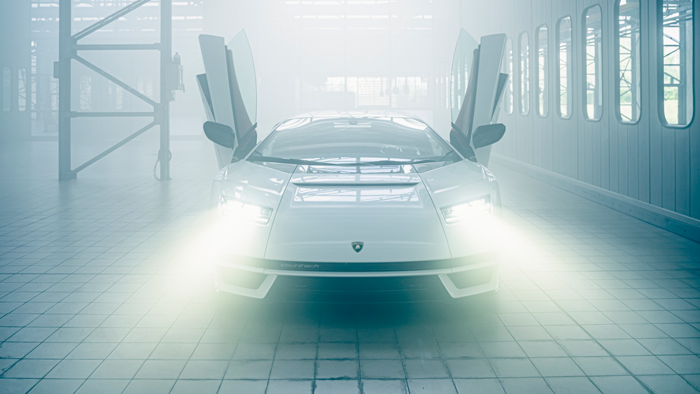 The Lamborghini Countach LPI 800-4 supercar.