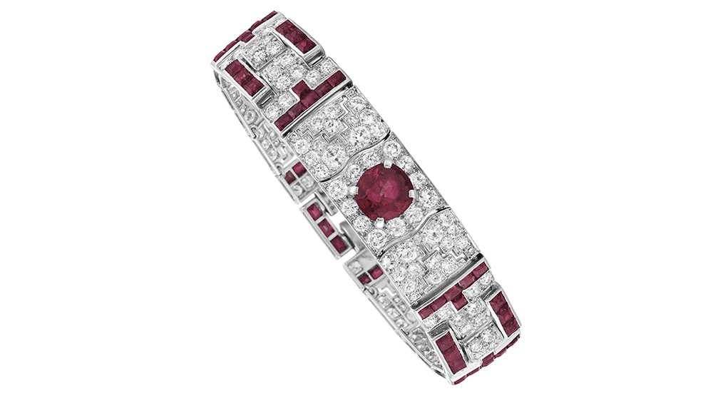 Vòng tay Art Deco Cartier.