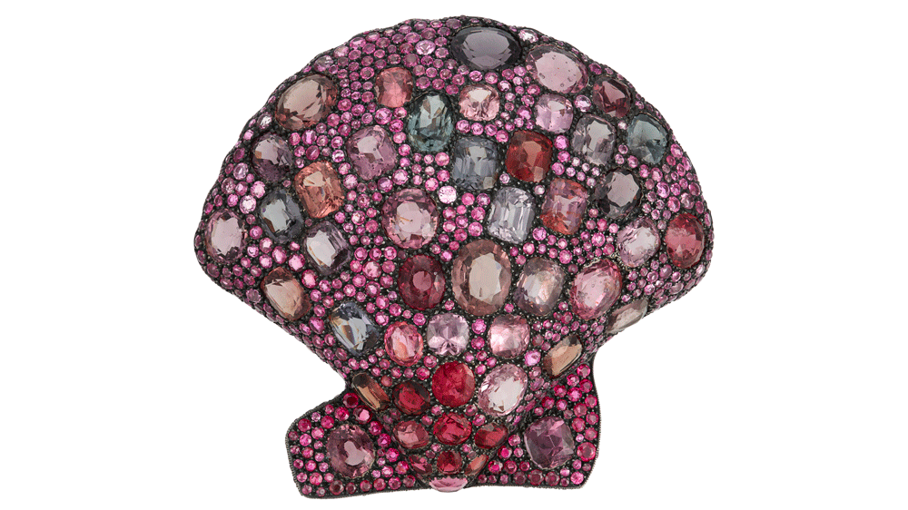 JAR Shell Brooch from the Collection of Ann Getty