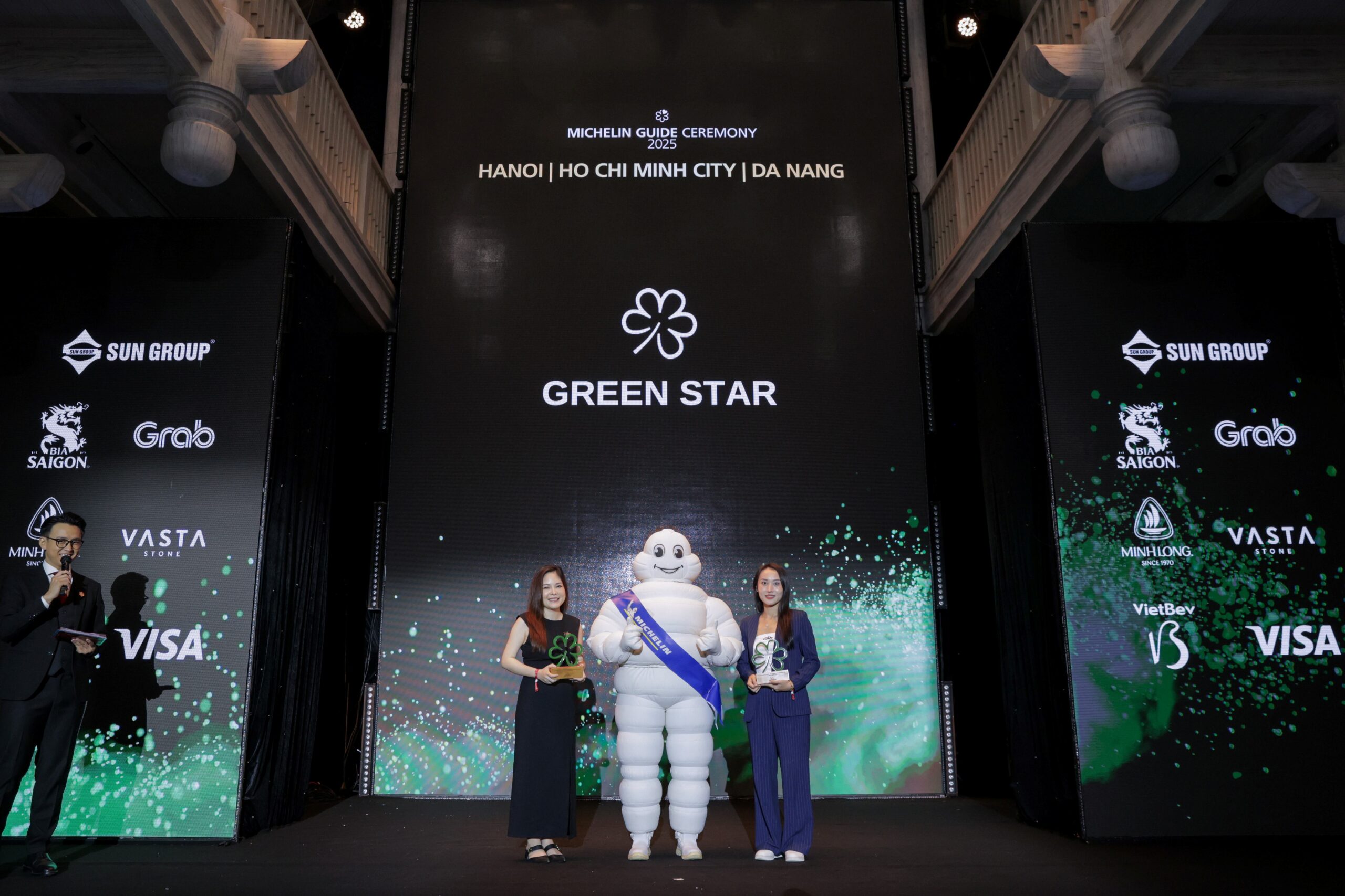 Nén (Đà Nẵng) và Lamai Garden (Hà Nội) được vinh danh tại Michelin Guide 2025 nhận sao xanh Michelin.