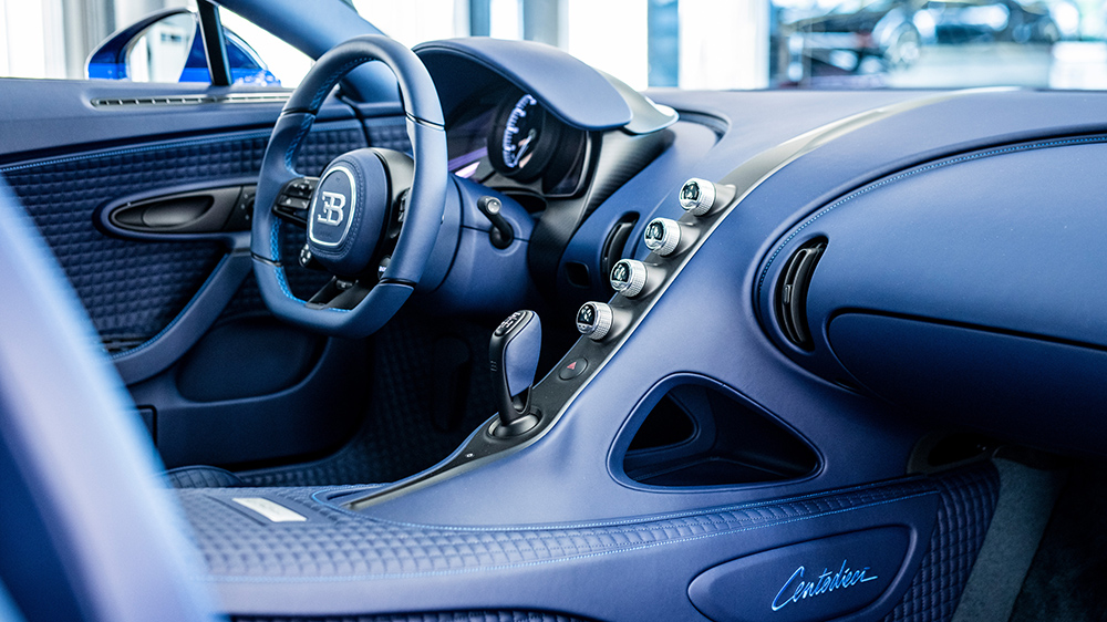 The interior of the first Bugatti Centodieci hypercar