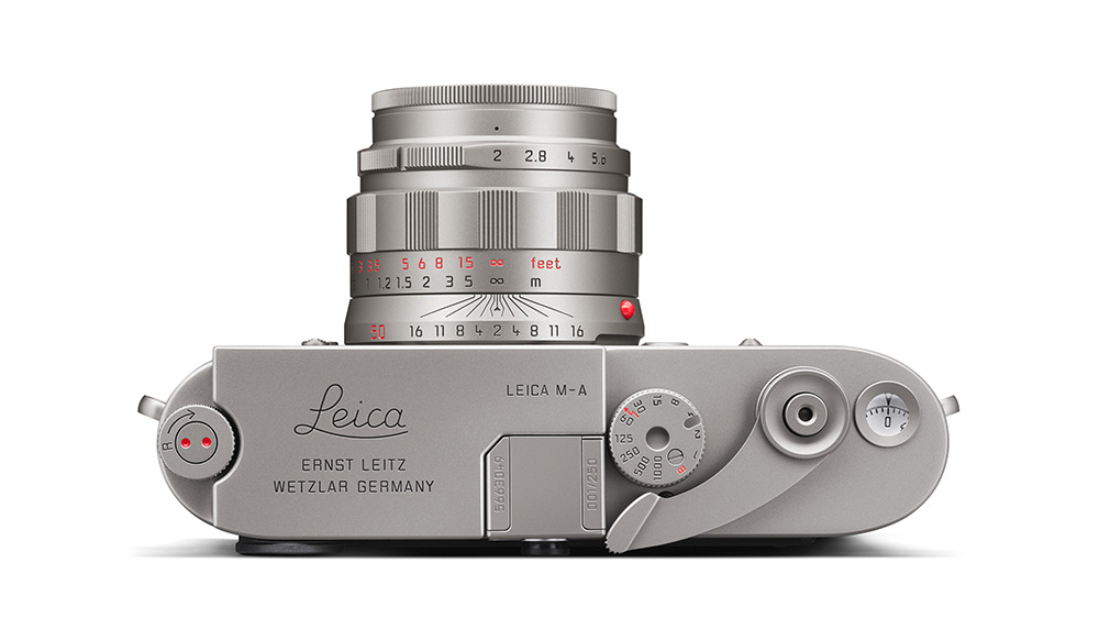 The Leica M-A "Titan" 35 mm camera with the APO-Summicron-M 50 f/2 ASPH lens equipped