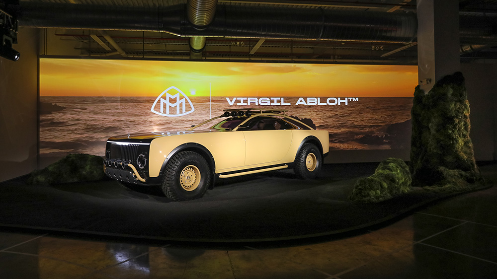 The Virgil Abloh-designed Mercedes-Benz Project Maybach