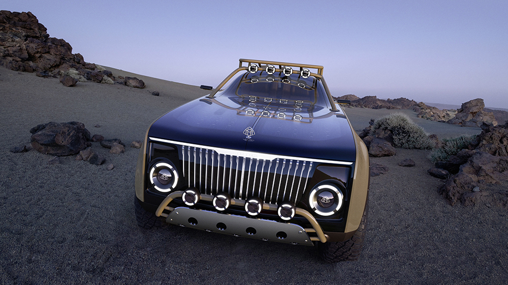 The Virgil Abloh-designed Mercedes-Benz Project Maybach