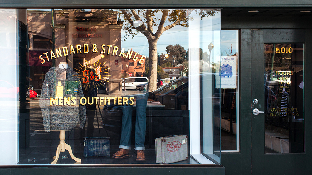 The exterior of Standard & Strange's Oakland store.