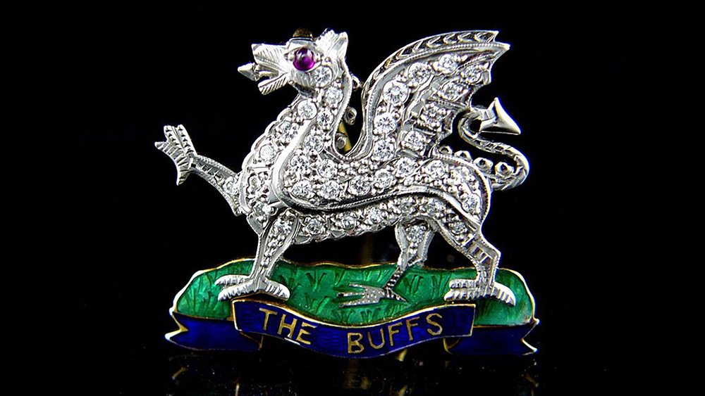 The Buffs (Royal East Kent Regiment) Brooch 