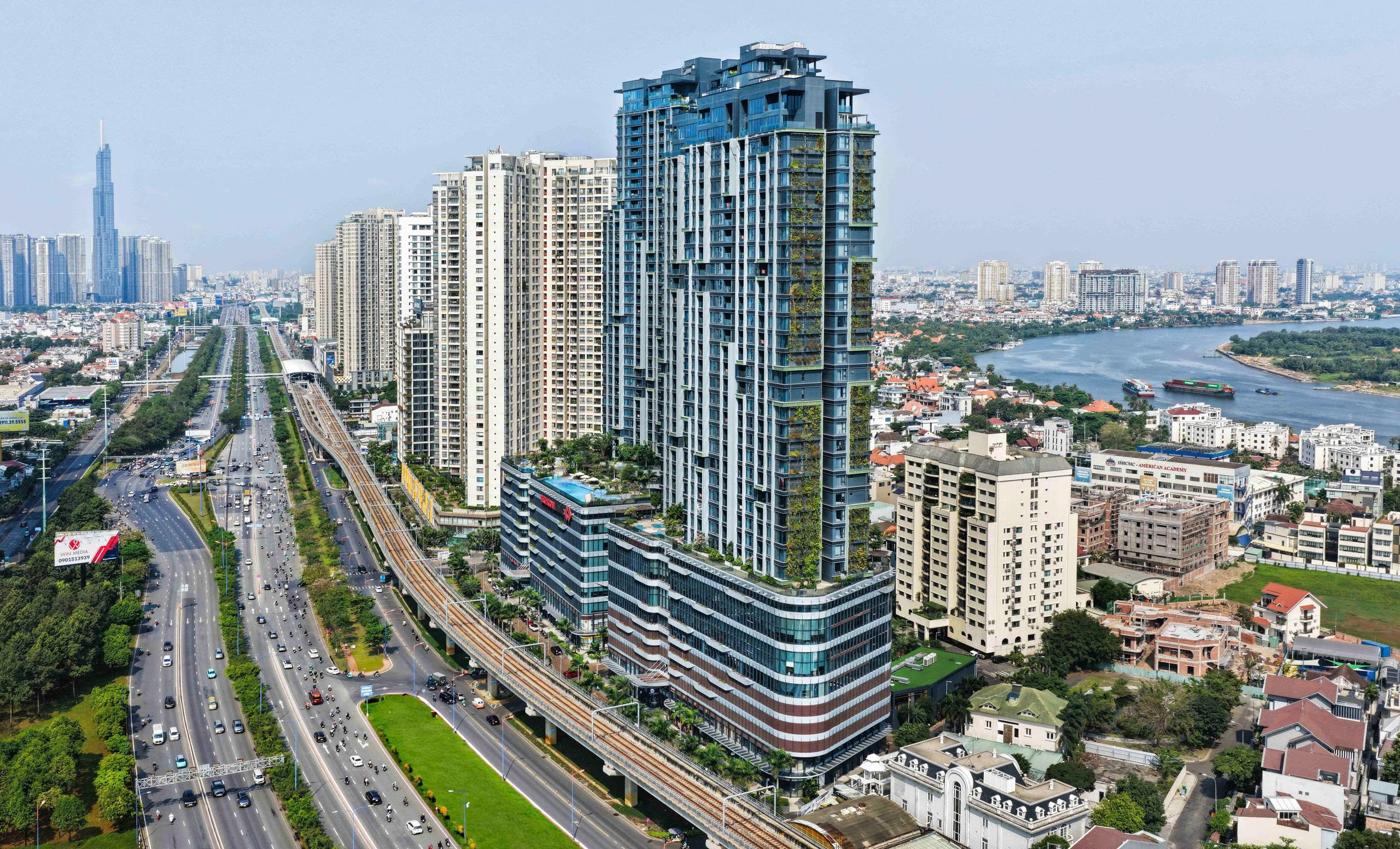 LUMIÈRE Riverside tọa lạc tại vị trí kim cương Thảo Điền, đón đầu nhu cầu an cư của cộng đồng quốc tế