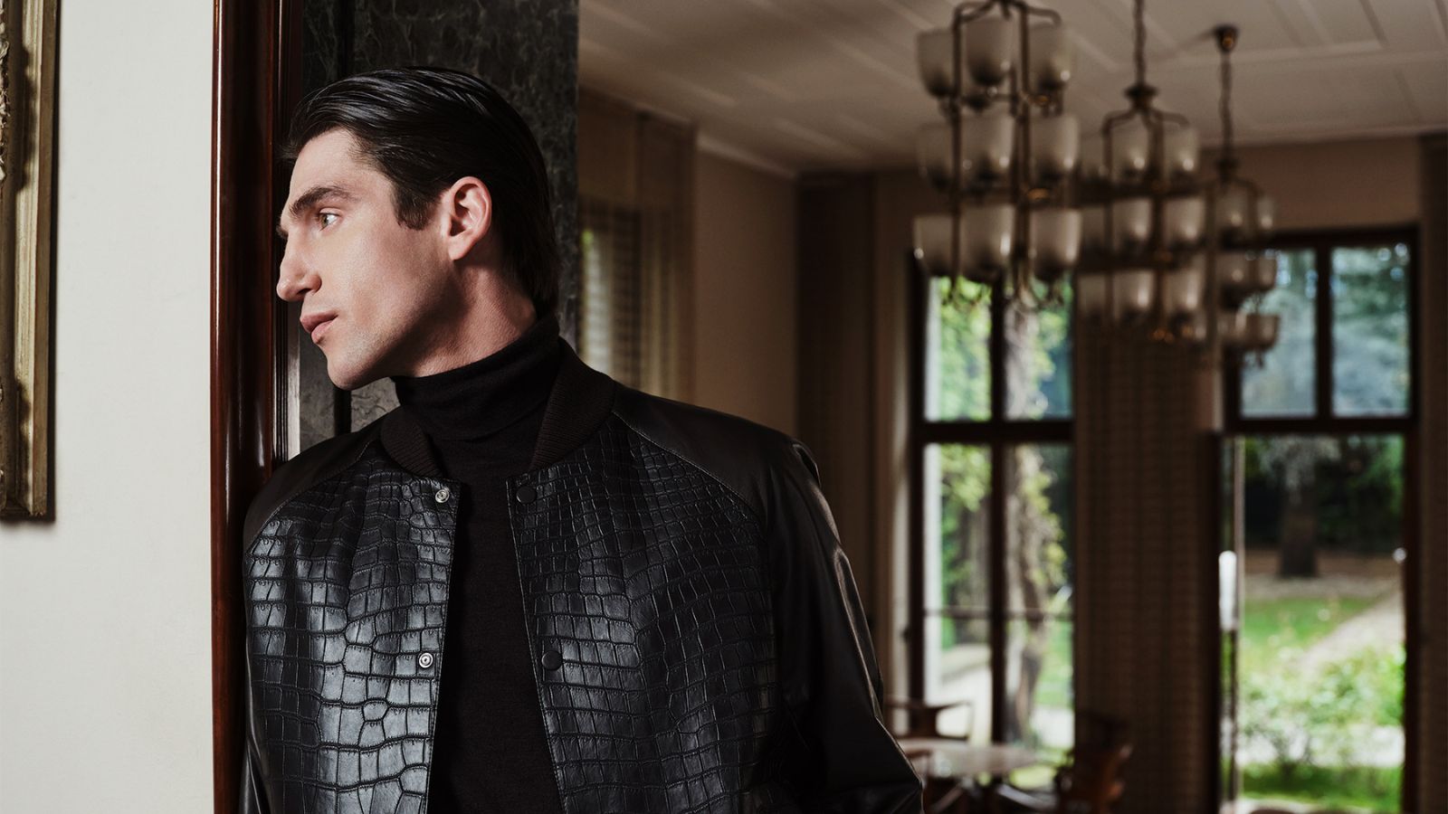 Áo khoác blouson ZILLI bằng da xa xỉ đầu tiên trên thế giới