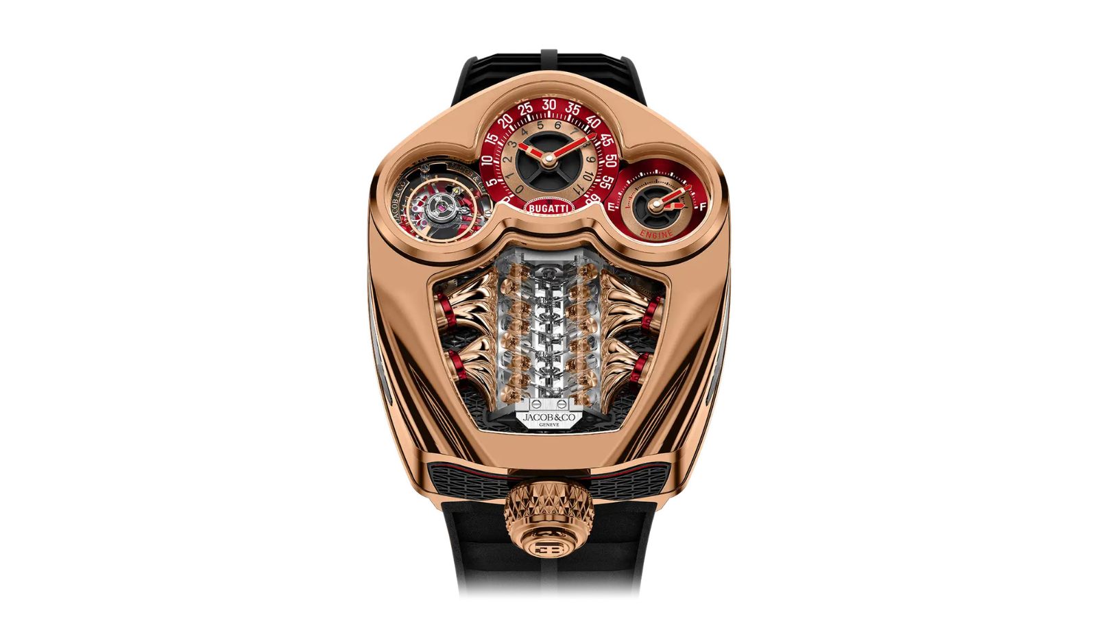 Bugatti Chiron Tourbillon Rose Gold